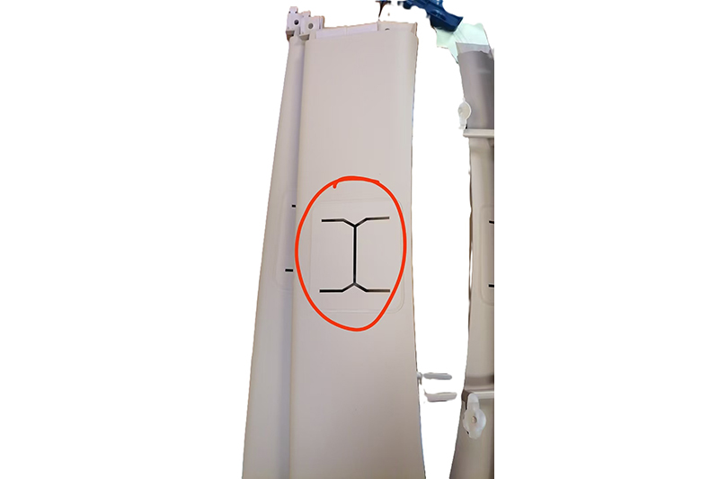 汽车座椅双色侧面罩盖 （ TPV 配色）